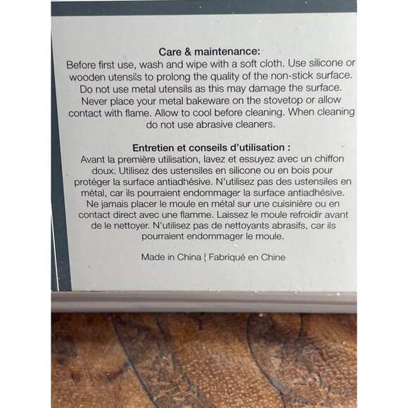 Master Class Premium Non-Stick‎ Cookie Sheet 17"/43cm Heavy Gauge Steel Lavender - Picture 4 of 5